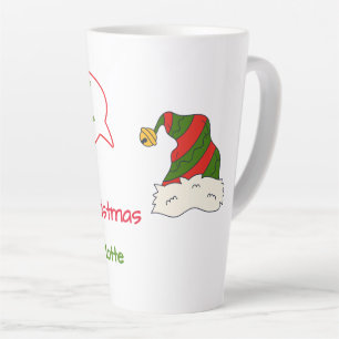 Tasse Latte Amusante photo de petit-enfant à Noël Casquette de