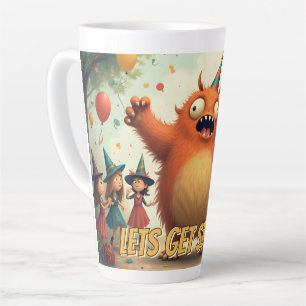 Tasse Latte Amusons-nous avec des monstres – Une fête de monst