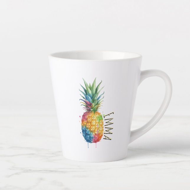 Tasse Latte Ananas (Droite)