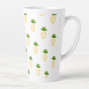 Tasse Latte ananas motif Fruits