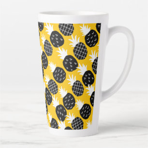 Tasse Latte Ananas noir