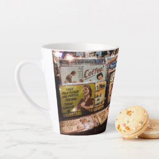 Tasse Latte Anciens signes pour les collecteurs