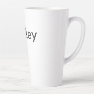 Tasse Latte âne foncé