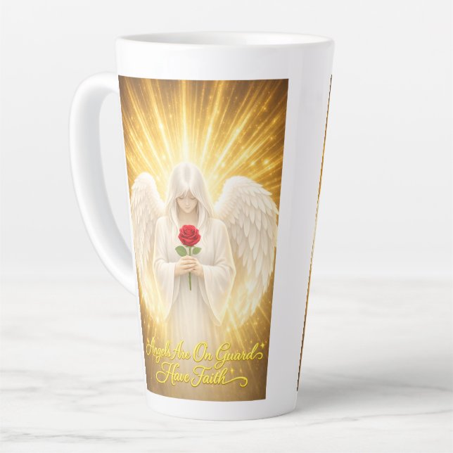 Tasse Latte AngelicFaith CœurDOr (Angle gauche)