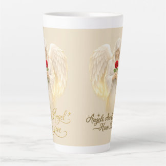 Tasse Latte AngelicFaith CœurDOr