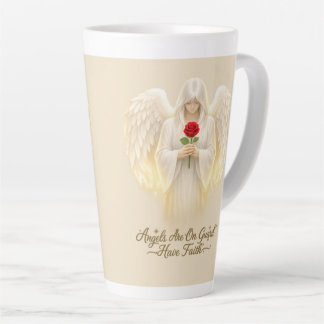 Tasse Latte AngelicFaith CœurDOr