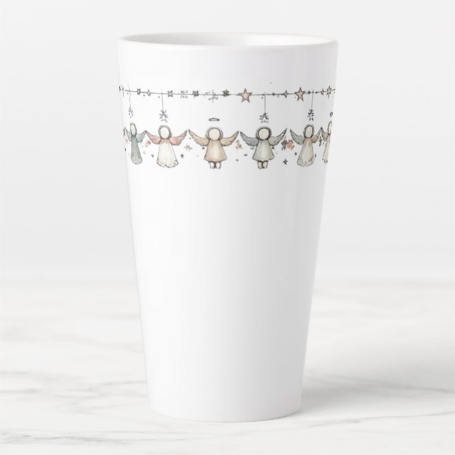 Tasse Latte Anges en Harmonie (Devant)