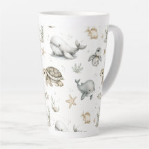 Animaux de bébé Océan à l'aquarelle mignons 
