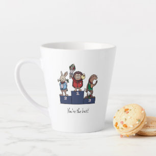 Tasse Latte Animaux des Bois Vous êtes le meilleur ! Podium de