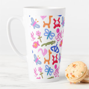 Tasse Latte Animaux en Ballon Mignons Motif Coloré pour Enfant
