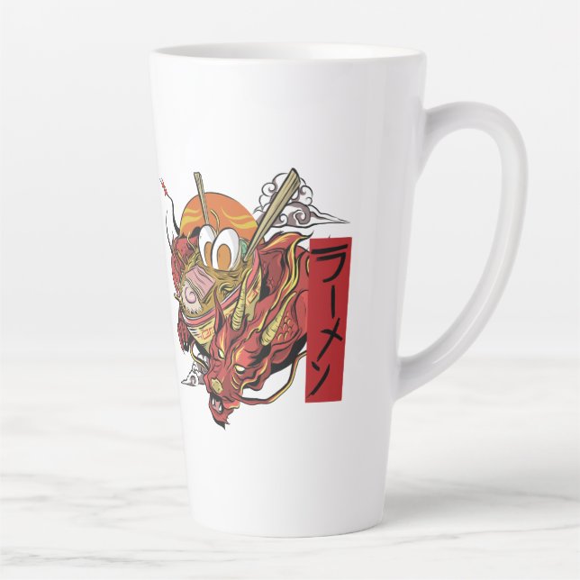 Tasse Latte Anime RAMEN DRAGON Ado Foodie Graphics Manga (Droite)
