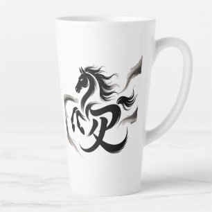 Tasse Latte Année du cheval 2026