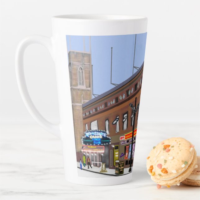 Tasse Latte Années 20 (En situation)