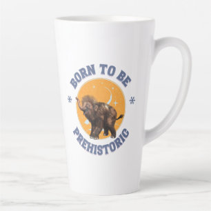 Tasse Latte Anniversaire de bébé mammouth préhistorique drôle
