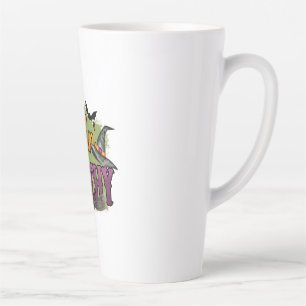Tasse Latte Anniversaire de la cuisine d'Halloween