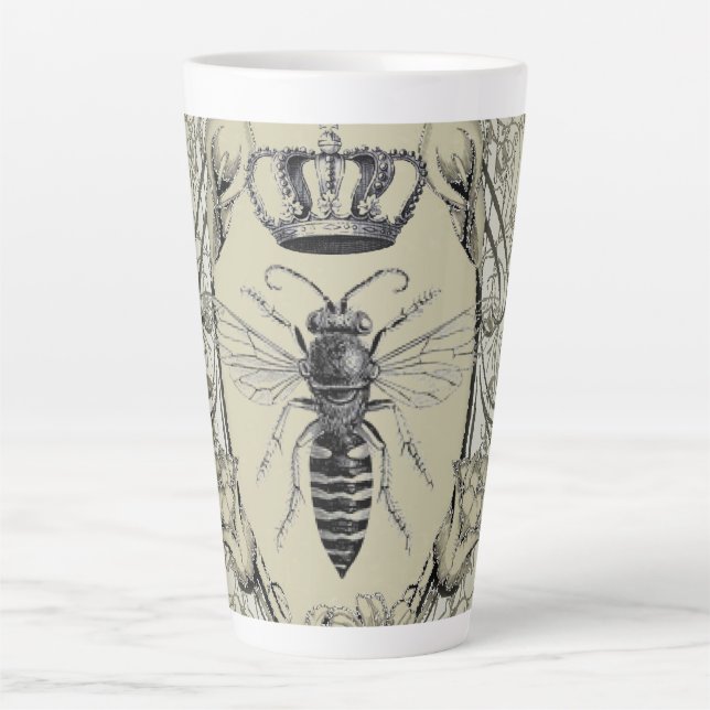 Tasse Latte apiculteur de paris steampunk reine d'abeille fran (Devant)