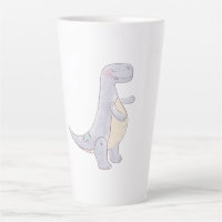 Aquarelle de jouet de dinosaure préhistorique