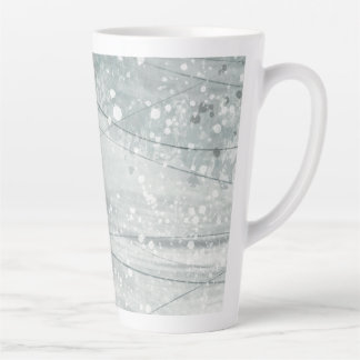 Tasse Latte Aquarelle grise