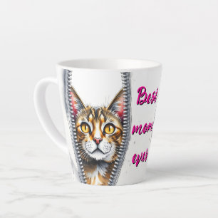 Tasse Latte Aquarelle mignonne belle collection de chats moder
