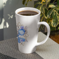 Aquarelle Verseau Astrologie Zodiaque | Monogramme