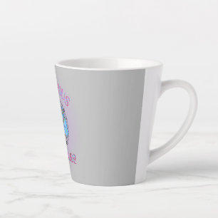 Tasse Latte Aquarius, signe zodiaque