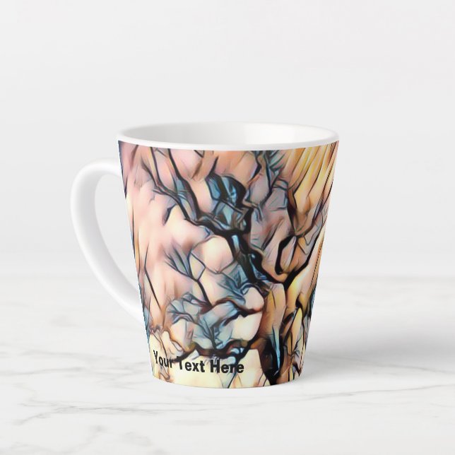 Tasse Latte Arbre à tempête (Angle gauche)