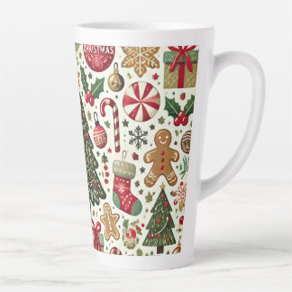 Tasse Latte Arbre de Noël