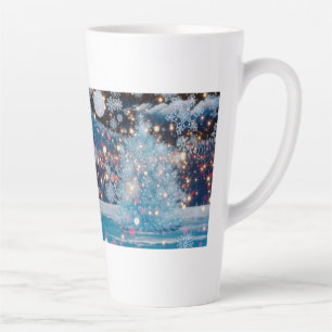 Tasse Latte Arbre de Noël Magique
