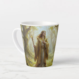 Tasse Latte Arcane Wanderer in Enchanted Forest