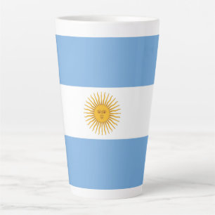 Tasse Latte Argentina flag