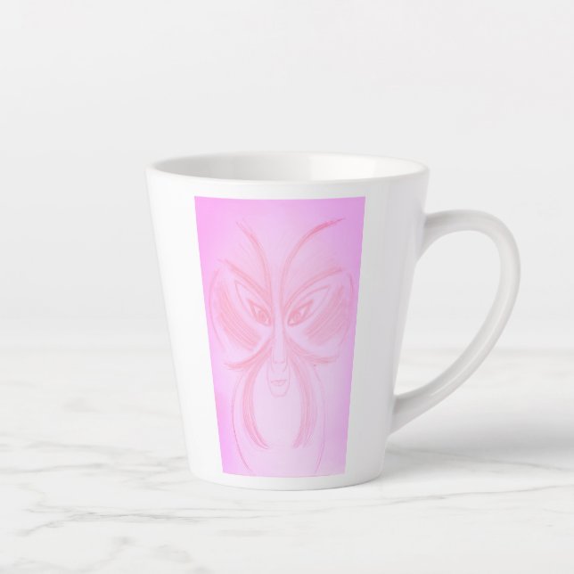 Tasse Latte Ariadne Unique Colorful Portrait (Droite)