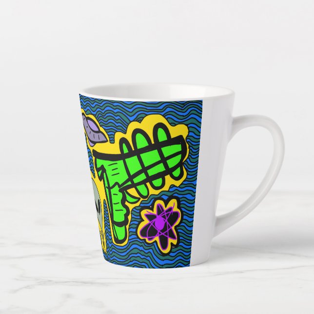 Tasse Latte arme extraterrestre et spatiale  (Droite)