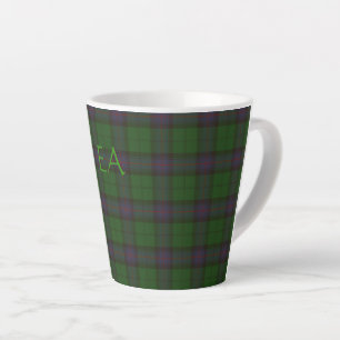 Tasse Latte Armstrong Official Clan Tartan avec vos initiales