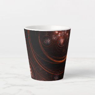 Tasse Latte Art Abstrait Starlight