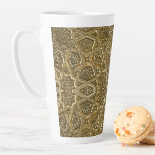 Tasse Latte Art arabe traditionnel turc Arabesque