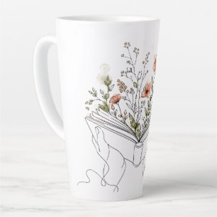 Tasse Latte Art Botanique de Blooms Book