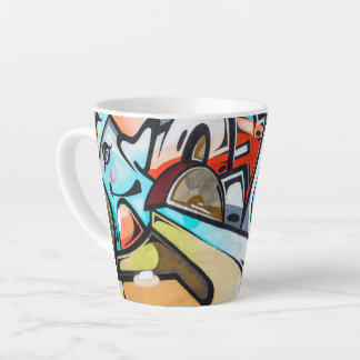 Tasse Latte Art de rue / Fresque