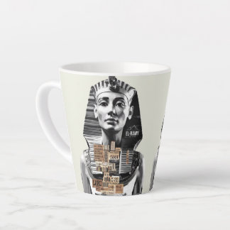 Tasse Latte art égyptien #civilisation