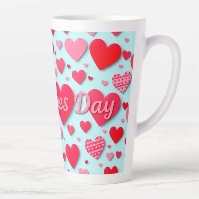 Tasse Latte art romantique (Droite)
