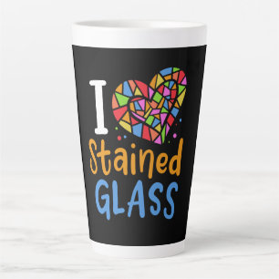 Tasse Latte Artiste de vitrail vitrail