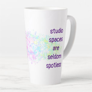 Tasse Latte Artiste "Les Espaces De Studio Sont Rarement Sans