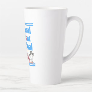Tasse Latte assistant national principal flamant rose