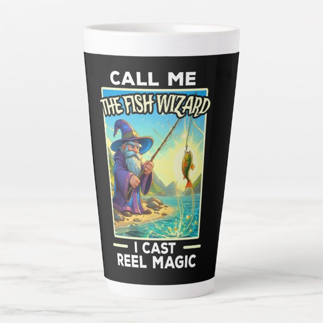 Tasse Latte Assistant Pêche en gros (Devant)