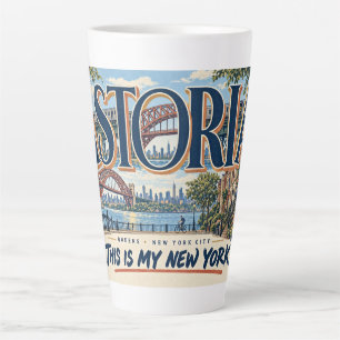 Tasse Latte Astoria Queens New York City