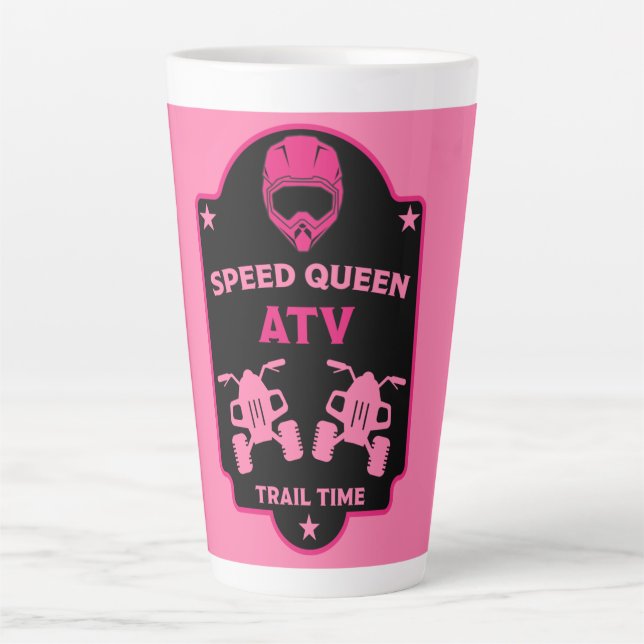 Tasse Latte Atv quad aventures (Devant)