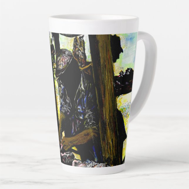 Tasse Latte Au sud du paradis, à l'ouest de l'enfer (Angle droit)