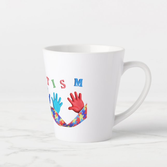 Tasse Latte Autism (Droite)