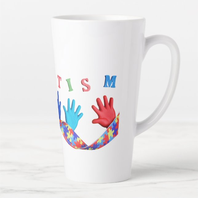 Tasse Latte Autism (Droite)