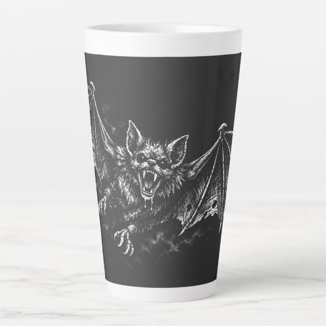 Tasse Latte Autocollant (Devant)