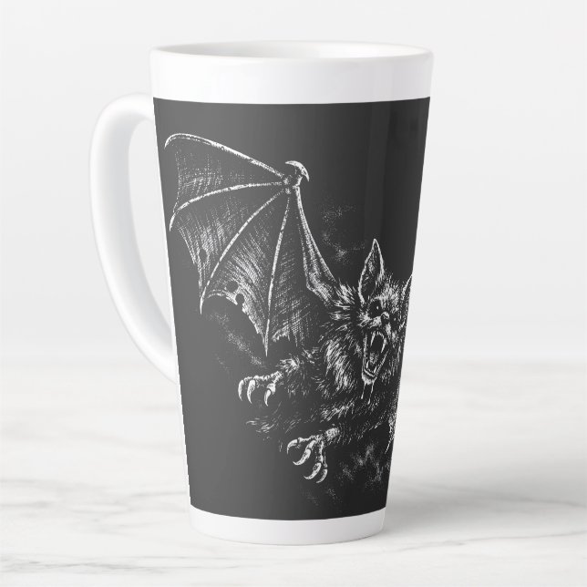 Tasse Latte Autocollant (Angle gauche)